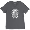 Super Cool Father Of A Freaking Awesome Daughter V-Neck Tee