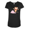don't lose your mind Maternity Scoop Neck T-shirt