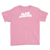 black sabbath metal rock baseball jersey Youth Tee