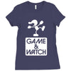 game &amp; watch tribute Ladies Fitted T-Shirt