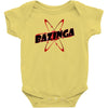 bazinga logo inspired by the big bang theory ideal birthday gift Baby Bodysuit