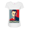 bazinga poster, ideal birthday gift or present Maternity Scoop Neck T-shirt