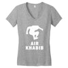air khabib silhouette Women's V-Neck T-Shirt