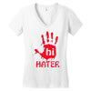 hai hater trending Women's V-Neck T-Shirt
