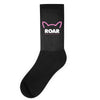 pussy roar - women's march alliance white logo Socks