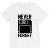 never forget floppy disk V-Neck Tee