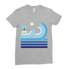 beach Ladies Fitted T-Shirt