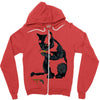 radioactive cat Zipper Hoodie