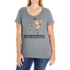 racquetball Ladies Curvy T-Shirt