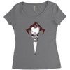 the clown father Women's Triblend Scoop T-shirt