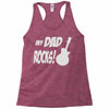 my dad rocks Racerback Tank