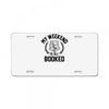 my weekend is all booked License Plate