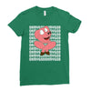 oh my god pig Ladies Fitted T-Shirt