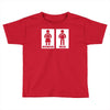 restroom sign sticker vinyl decal Toddler T-shirt