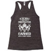 The Title Firefighter Not Earned From Fancy Degree Racerback Tank