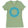 camera shutter Ladies Fitted T-Shirt