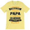 Super Cool Papa Of A Freaking Awesome Grandson T-Shirt