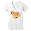 zombie cats Women's V-Neck T-Shirt