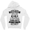 Super Cool Gigi Of A Freaking Awesome Granddaughter Zipper Hoodie
