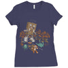 robotron wreaks havoc Ladies Fitted T-Shirt
