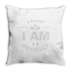 i know i am difficult ski mountain Throw Pillow