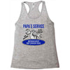 papa s service Racerback Tank
