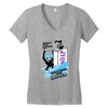monkey have a shower wet Women's V-Neck T-Shirt