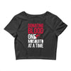 donating blood one mosquito funny Crop Top