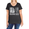 hawkins Ladies Curvy T-Shirt