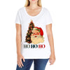 vintage santa christmas Ladies Curvy T-Shirt