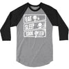 v3 eat sleep code 3/4 Sleeve Shirt