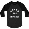 break the internet tie dye girls muscle top 3/4 Sleeve Shirt