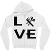 love hairstylist Zipper Hoodie