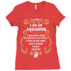 i am an aquarius Ladies Fitted T-Shirt