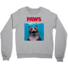 Jaws Parody Paws Crewneck Sweatshirt