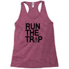 run the trap mens trap music t shirt dope swag hipster flosstradamus t Racerback Tank