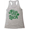 kiss me for luck Racerback Tank