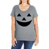 face pumpkin Ladies Curvy T-Shirt