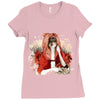 red Ladies Fitted T-Shirt