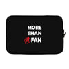 avengers more than a fan white logo Laptop sleeve