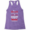 There's This Boy Who Stole My Heart He Calls Me Wife Racerback Tank