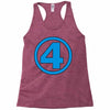 number 4 Racerback Tank