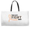 This Is My Fight Shirt Weekender Totes