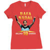 Rafa Nadal 10 Ladies Fitted T-Shirt