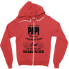 I'm Called Papi Because  I'm Way Too Cool To Be Called Grandfather Zipper Hoodie