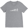 icke evolution t shirt   funny V-Neck Tee