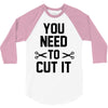 you need to cut it 3/4 Sleeve Shirt