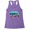 wild bear Racerback Tank