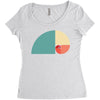 fibonacci golden ratio colorful Women's Triblend Scoop T-shirt