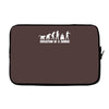 evolution of a zombie Laptop sleeve